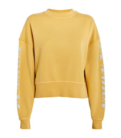 P.e Nation Points Lead Recalibrate Sweatshirt In Yellow