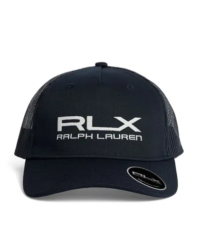 Ralph Lauren Embroidered Logo Sports Cap In Navy