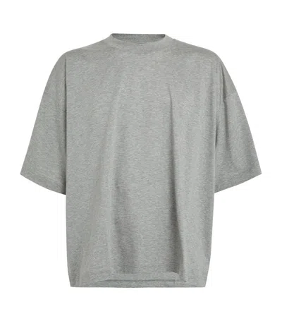 Studio Nicholson Cotton T-shirt In Grey
