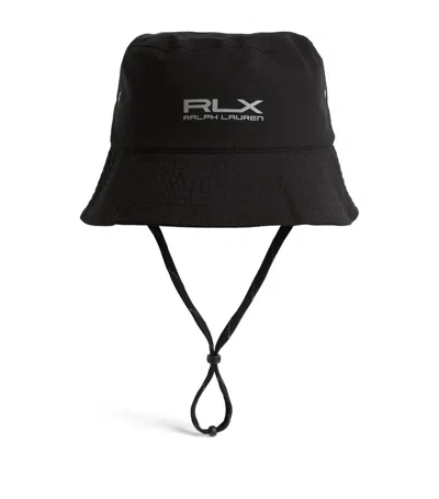 Ralph Lauren Water-repellent Bucket Hat In Black