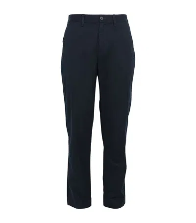 Vince Relaxed Straight Chinos In Navy