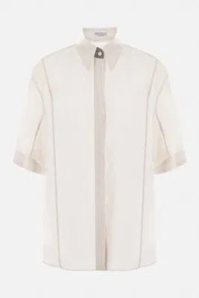 Brunello Cucinelli Shirts In Warm White