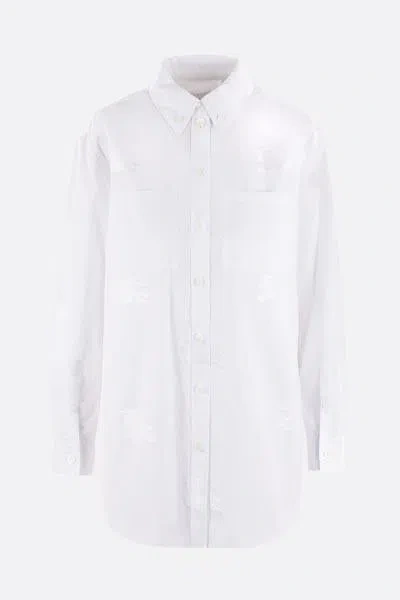 Burberry Shirts In Optic White