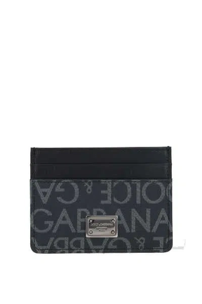 Dolce & Gabbana Wallets & Card Holders In Black