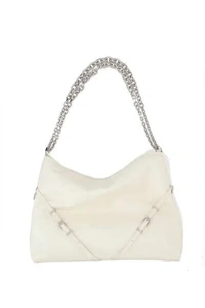 Givenchy Voyou Medium Bag In Ivory