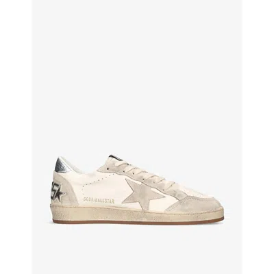 Golden Goose Men's Ball Star Star-applique Leather Low-top Trainers In White/oth
