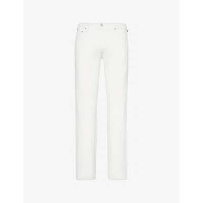 Citizens Of Humanity Adler Sli-fit Tapered Stretch-denim Jeans In Sierra (off White)