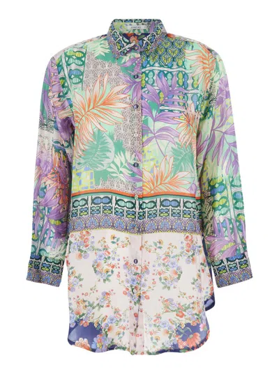 Johnny Was Bordona Dubai Tunic Multi In Multicolor