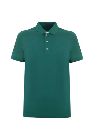 Fay T-shirts And Polos In Verde Smeraldo