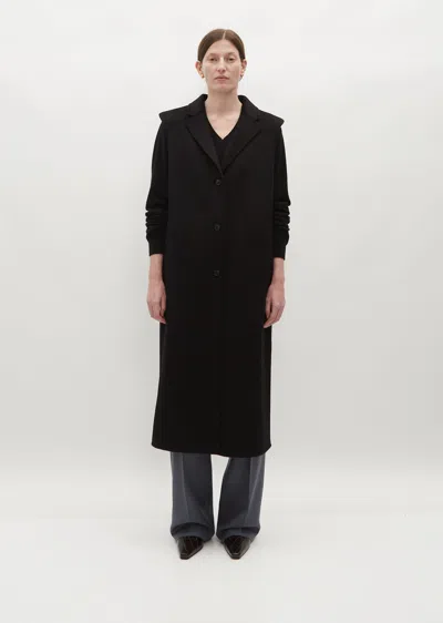 Loulou Studio Deanna Wool Cashmere Sleeveless Coat In Black