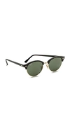 RAY BAN RB4246 CLUBMASTER ROUND SUNGLASSES