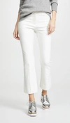 Derek Lam 10 Crosby Elasticated Waistband Tapered Trousers In Soft White