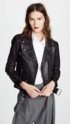 VEDA JAYNE CLASSIC LEATHER JACKET,VEDAA40180