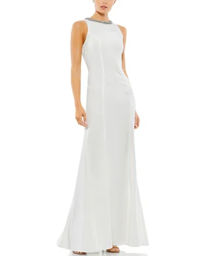 Mac Duggal Gown In White