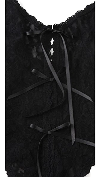 HANKY PANKY AFTER MIDNIGHT OPEN TEDDY BLACK,HANKY40041