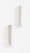 Shashi Bar Earrings In Silver