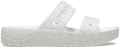 Crocs Baya Platform Glitter Sandales Femmes White 42