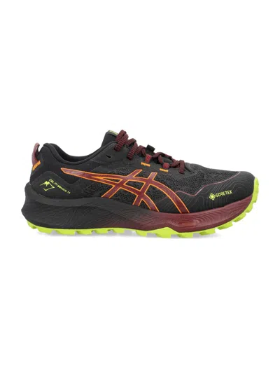 Asics Gel-trabucco 11 Gtx Trainers In Black/antique Red