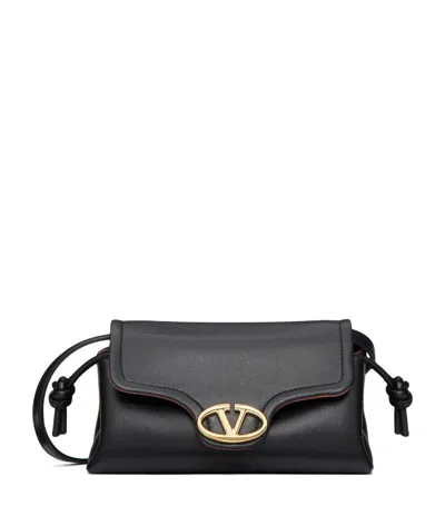 Valentino Garavani Vlogo 1960 Leather Mini Bag In Black