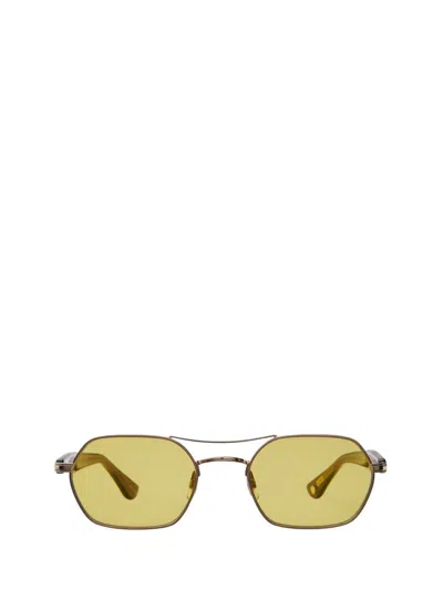 Garrett Leight Sunglasses In Gold - Antique Gold - Bio Cola