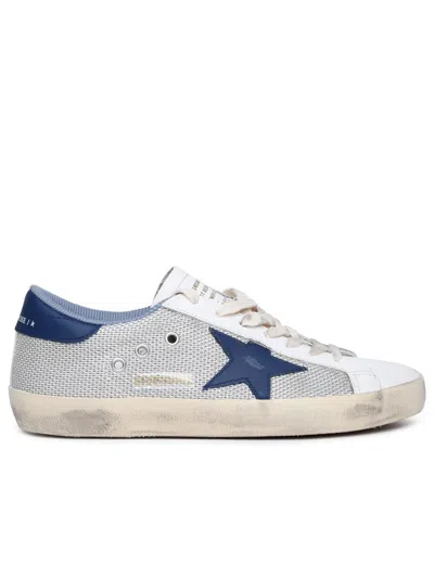 Golden Goose Man  'super-star Classic' Silver Leather Sneakers