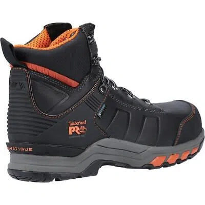 Pre-owned Timberland Pro Hypercharge Composite Safety Toe Work Boot Black/orange Uk 13 B