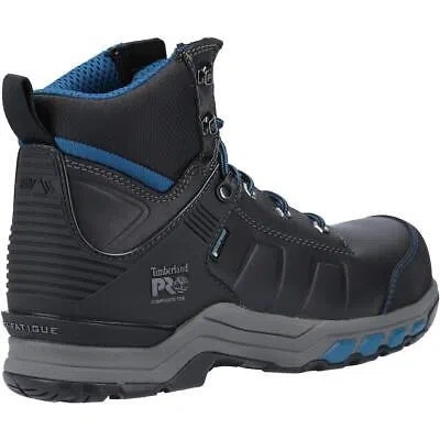 Pre-owned Timberland Pro Hypercharge Composite Safety Toe Work Boot Black/teal Uk 13 Boo