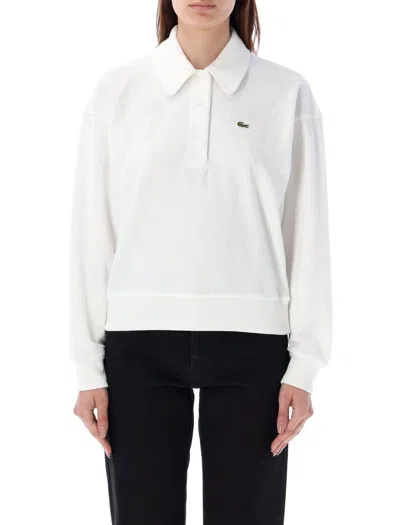Lacoste Terry Polo Shirt In White