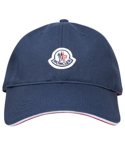 Moncler Navy Cotton Hat