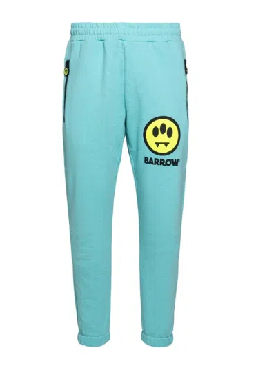 Barrow Logo Printed Track Trousers In Blue