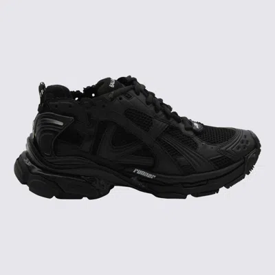 Balenciaga Black Tech Runner Trainers