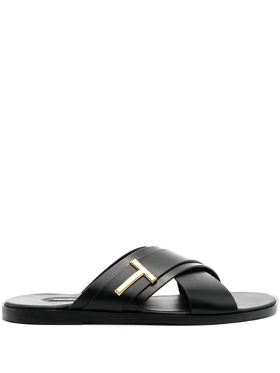 Tom Ford Preston Sandals Shoes In Black