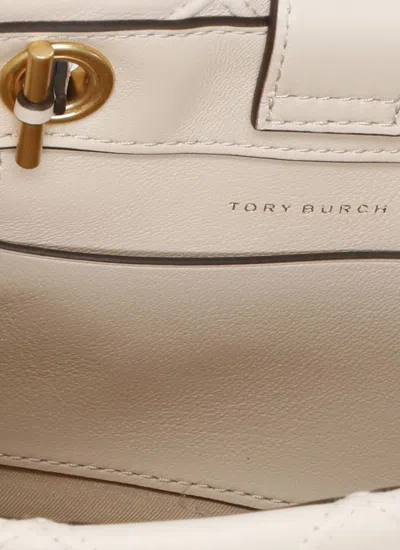 Tory Burch Fleming Mini Bag In Ivory