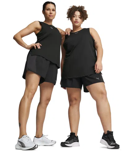 Puma Women's Run Favorite Velocity 5-inch Shorts In  Black
