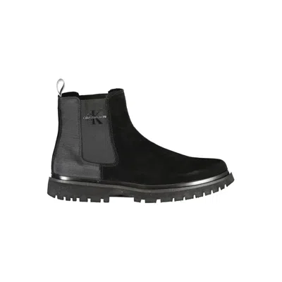 Calvin Klein Black Polyester Boot
