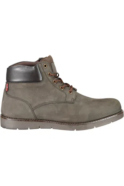 Levi&#039;s Brown Polyester Boot