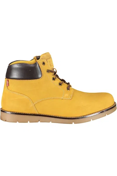 Levi&#039;s Yellow Polyester Boot