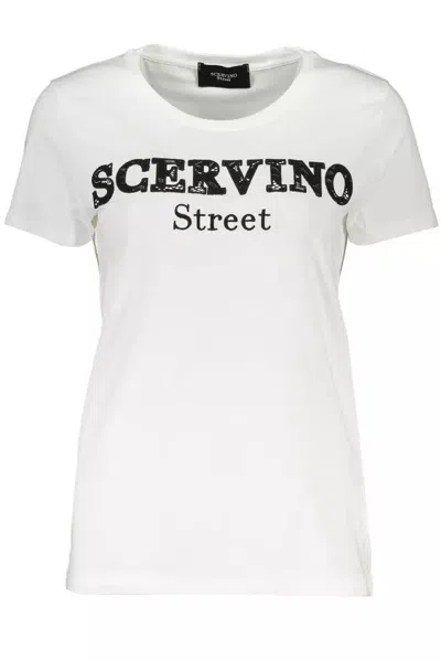 Scervino Street White Cotton Tops & T-shirt