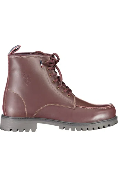 U.s. Polo Assn Pink Leather Boot