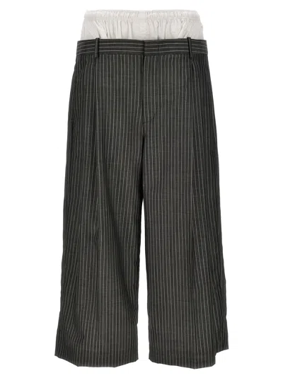 Hed Mayner Light Wool Pants In Gray