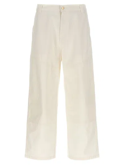 Carhartt Wip 'wide Panel' Pants In White