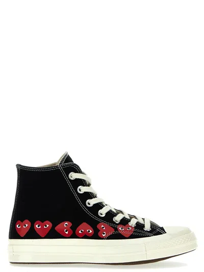 Comme Des Garçons Play Cdg Play Trainers In Black