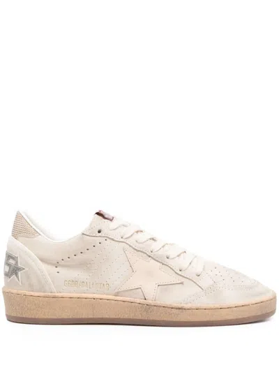 Golden Goose Sneakers In Seedpearl/smoke Grey/gold