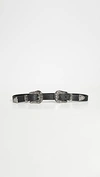 B-low The Belt Bri Bri Western Belt In Black/silver