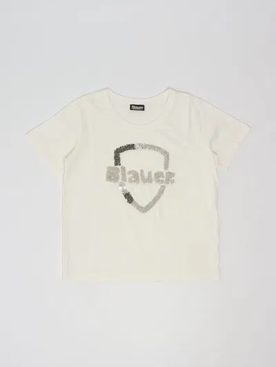 Blauer Kids' T恤  儿童 颜色 白色 In White