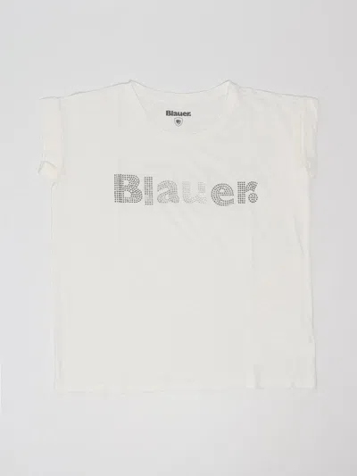 Blauer T-shirt  Kids Color White