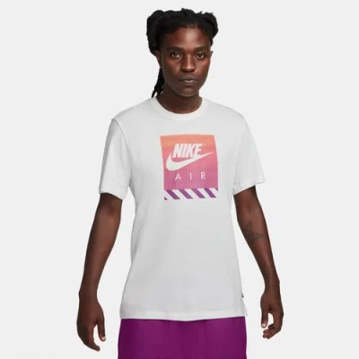 Nike Mens  Nsw Fw Connect T-shirt In Summit White/purple/purple
