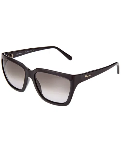 Ferragamo Women's Sf1018s 59mm Sunglasses In Black