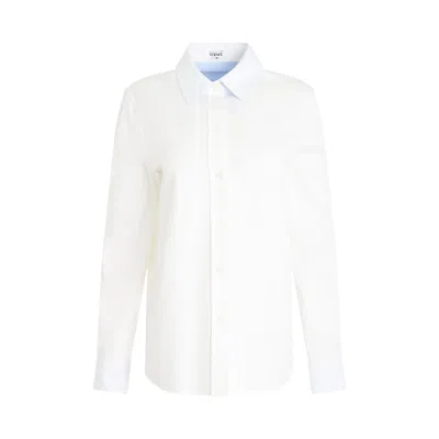 Loewe Women Cotton Shirt In White