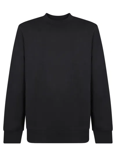 Moncler Logo-patch Cotton Sweatshirt In Black